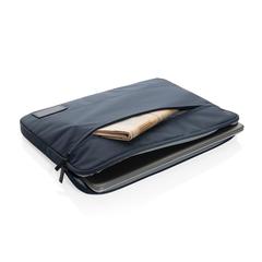 Vue Pochette pour ordinateur portable 14' Impact AWARE™ de couleur bleu| Krokrodeal