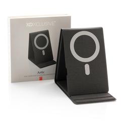 Vue Support téléphone avec chargeur induction 10W Artic de couleur noir| Krokrodeal