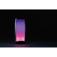 Vue Enceinte Lightboom 10W en plastique recyclé RCS de couleur noir| Krokrodeal