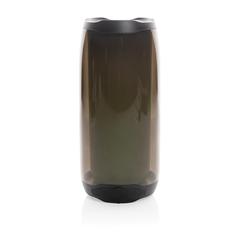 Vue Enceinte Lightboom 10W en plastique recyclé RCS de couleur noir| Krokrodeal
