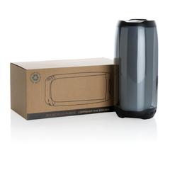 Vue Enceinte Lightboom 10W en plastique recyclé RCS de couleur noir| Krokrodeal