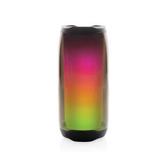 Vue Enceinte Lightboom 10W en plastique recyclé RCS de couleur noir| Krokrodeal