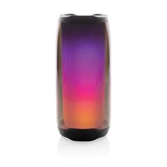 Vue Enceinte Lightboom 10W en plastique recyclé RCS de couleur noir| Krokrodeal