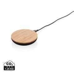 Chargeur à induction 5W Bamboo X publicitaire pas cher