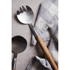 Vue VINGA Couverts de service Retro de couleur marron| Krokrodeal