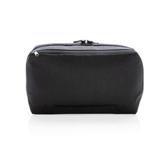 Vue Pochette technique Swiss Peak AWARE™ sans PVC de couleur noir| Krokrodeal
