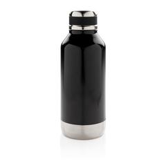 Vue Bouteille étanche avec plaque de couleur noir| Krokrodeal