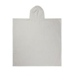 Vue VINGA Poncho de plage ou hammam en éponge Tolo de couleur blanc| Krokrodeal