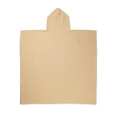 Vue VINGA Poncho de plage ou hammam en éponge Tolo de couleur jaune| Krokrodeal