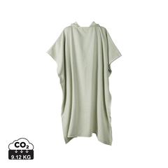 Vue VINGA Poncho de plage ou hammam en éponge Tolo de couleur vert| Krokrodeal