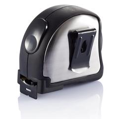 Vue Mètre acier inoxydable 5m/25mm de couleur gris| Krokrodeal