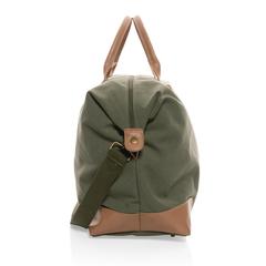Vue Sac weekend Impact AWARE™ en toile 16oz recyclée de couleur vert| Krokrodeal