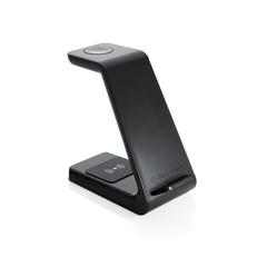 Vue Station de charge en plastique recyclé RCS Urban V Fairfield de couleur noir| Krokrodeal