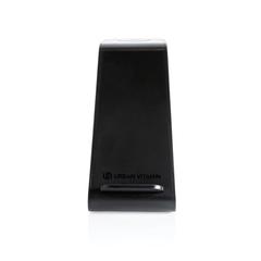 Vue Station de charge en plastique recyclé RCS Urban V Fairfield de couleur noir| Krokrodeal