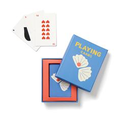 Vue VINGA Jeu de cartes (edt. table basse) de couleur bleu| Krokrodeal