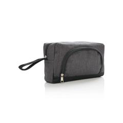Vue Trousse de toilette double ton de couleur gris| Krokrodeal