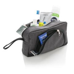 Vue Trousse de toilette double ton de couleur gris| Krokrodeal