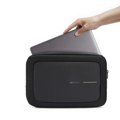 Vue Sacoche pour ordinateur portable 16" XD Design de couleur noir| Krokrodeal