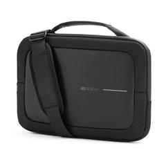 Vue Sacoche pour ordinateur portable 16" XD Design de couleur noir| Krokrodeal