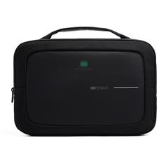 Vue Sacoche pour ordinateur portable 16" XD Design de couleur noir| Krokrodeal