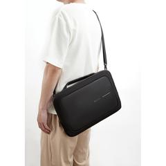 Vue Sacoche pour ordinateur portable 16" XD Design de couleur noir| Krokrodeal