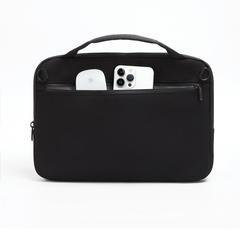 Vue Sacoche pour ordinateur portable 16" XD Design de couleur noir| Krokrodeal