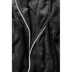 Vue VINGA Peignoir Harper S/M de couleur gris| Krokrodeal