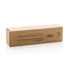 Vue Cutter professionnel rechargeable en plastique recyclé RCS de couleur gris| Krokrodeal