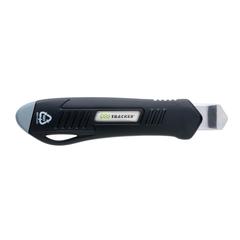 Vue Cutter professionnel rechargeable en plastique recyclé RCS de couleur gris| Krokrodeal