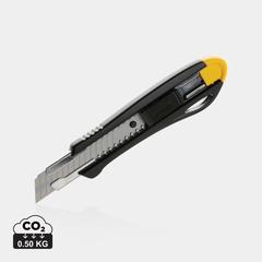 Vue Cutter professionnel rechargeable en plastique recyclé RCS de couleur jaune| Krokrodeal