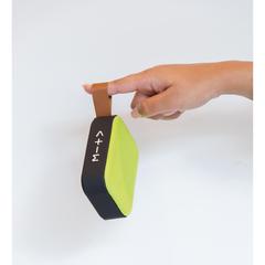 Vue Enceinte avec tissu de couleur vert| Krokrodeal