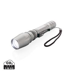 Vue Lampe torche CREE 10 W de couleur gris| Krokrodeal