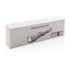 Vue Lampe torche CREE 10 W de couleur gris| Krokrodeal