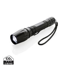 Vue Lampe torche CREE 10 W de couleur noir| Krokrodeal