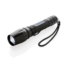 Vue Lampe torche CREE 10 W de couleur noir| Krokrodeal