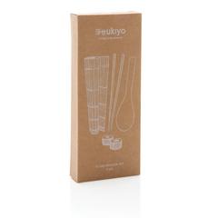 Vue Set de préparation à sushis 8pcs Ukiyo de couleur marron| Krokrodeal
