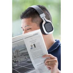 Vue Casque audio pliable Vogue de couleur gris| Krokrodeal