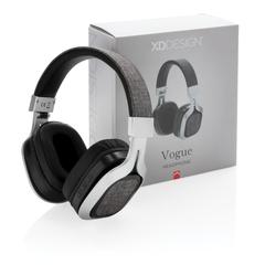 Vue Casque audio pliable Vogue de couleur gris| Krokrodeal