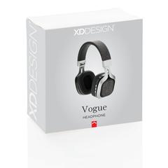 Vue Casque audio pliable Vogue de couleur gris| Krokrodeal