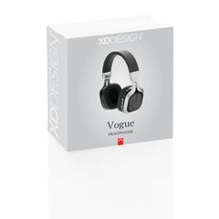Vue Casque audio pliable Vogue de couleur gris| Krokrodeal