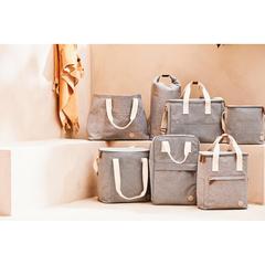 Vue VINGA Sac isotherme Sortino de couleur gris| Krokrodeal
