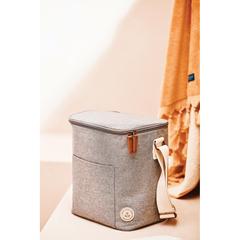 Vue VINGA Sac isotherme Sortino de couleur gris| Krokrodeal