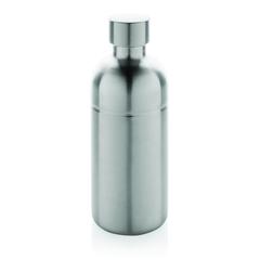 Vue Bouteille pour boisson gazeuse en acier recyclé RCS de couleur gris| Krokrodeal