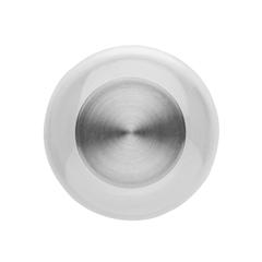 Vue Bouteille pour boisson gazeuse en acier recyclé RCS de couleur blanc| Krokrodeal