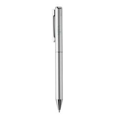 Vue Stylo en aluminium recyclé certifié RCS Swiss Peak Cedar de couleur gris| Krokrodeal