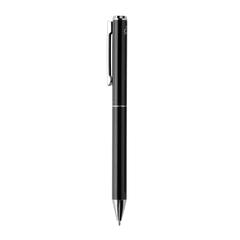 Vue Stylo en aluminium recyclé certifié RCS Swiss Peak Cedar de couleur noir| Krokrodeal