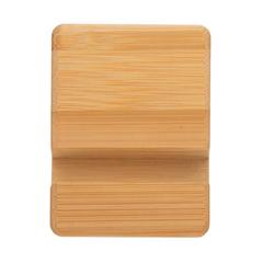 Vue Support téléphone en bambou de couleur marron| Krokrodeal