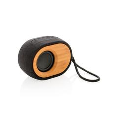 Vue Enceinte Bamboo X de couleur marron| Krokrodeal