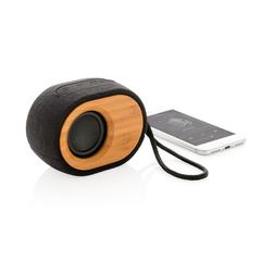 Vue Enceinte Bamboo X de couleur marron| Krokrodeal