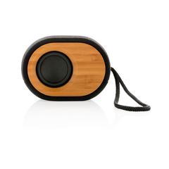 Vue Enceinte Bamboo X de couleur marron| Krokrodeal